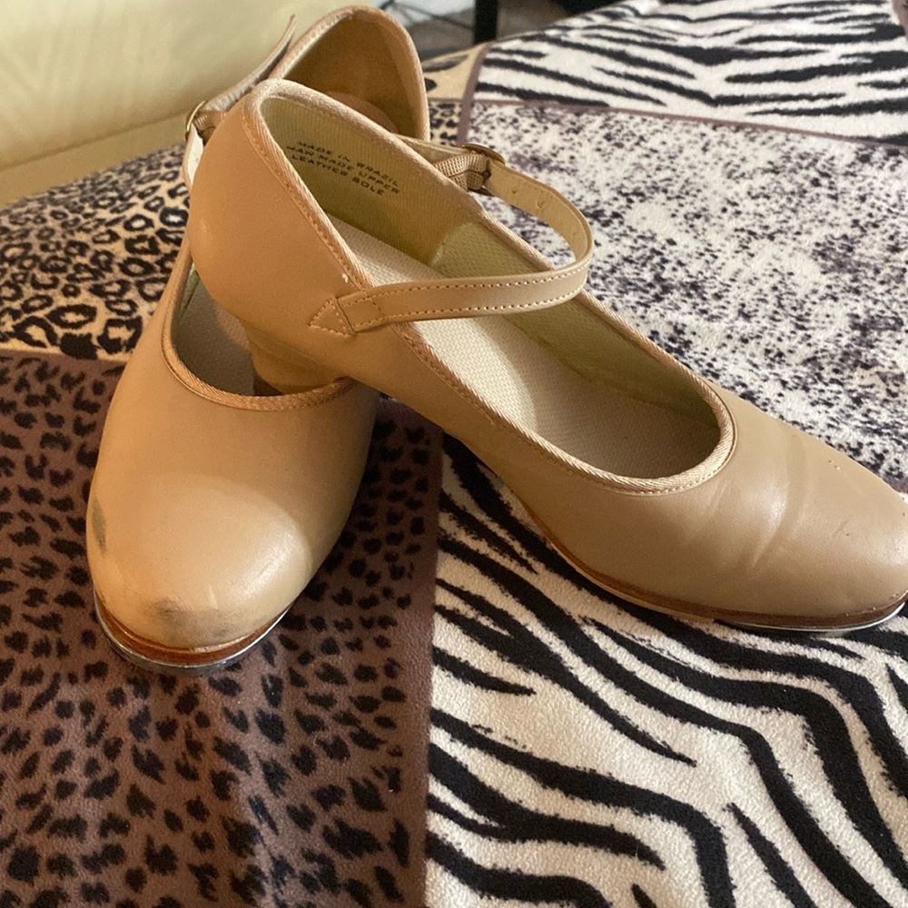 🌻🌻🌻Genuine leather dance tap shoes
